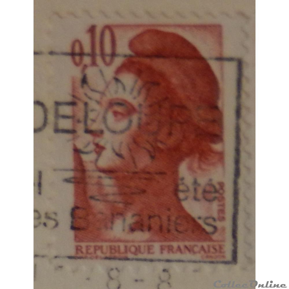 02179 La République, type Liberté - 0F10 rouge brun de 1982 3 timbre france 02179 la republique type liberte 0f10 rouge brun de 1982