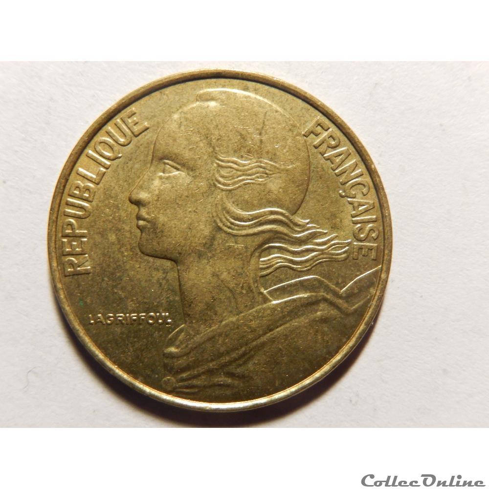 monnaie france moderne 20 centimes marianne 1997