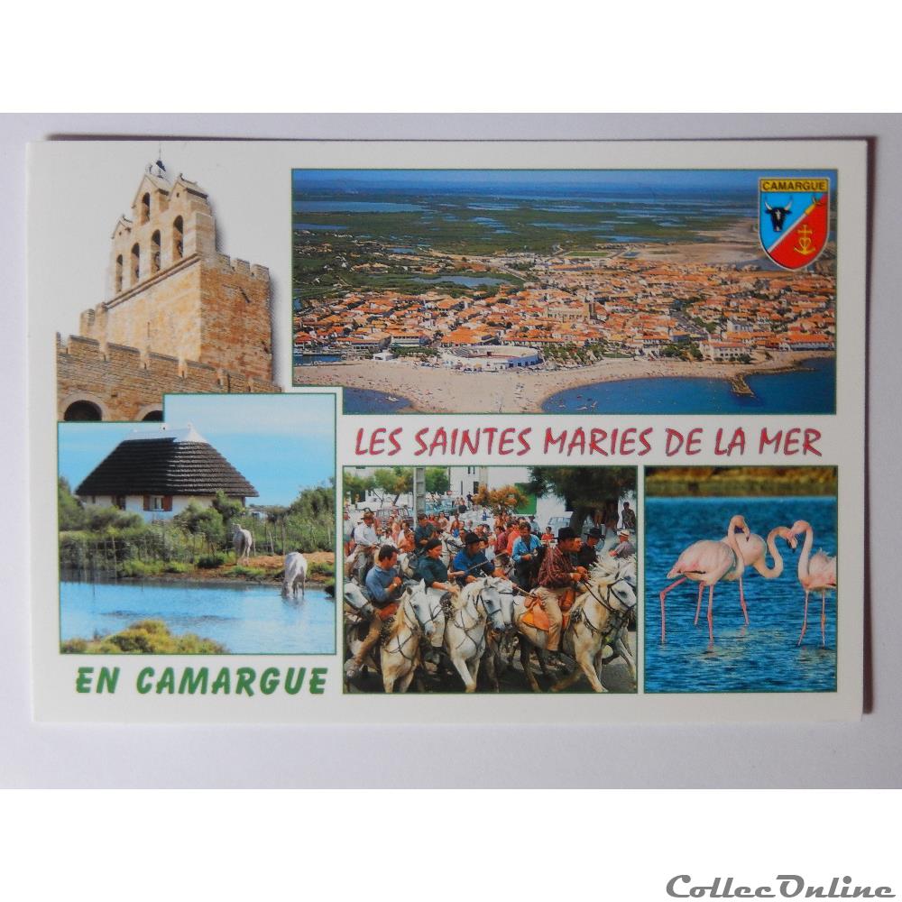 CP des Bouches-du-Rhône, Les Saintes Maries de la Mer carte postale france provence cote azur cp des bouches du rhone les saintes maries de la mer