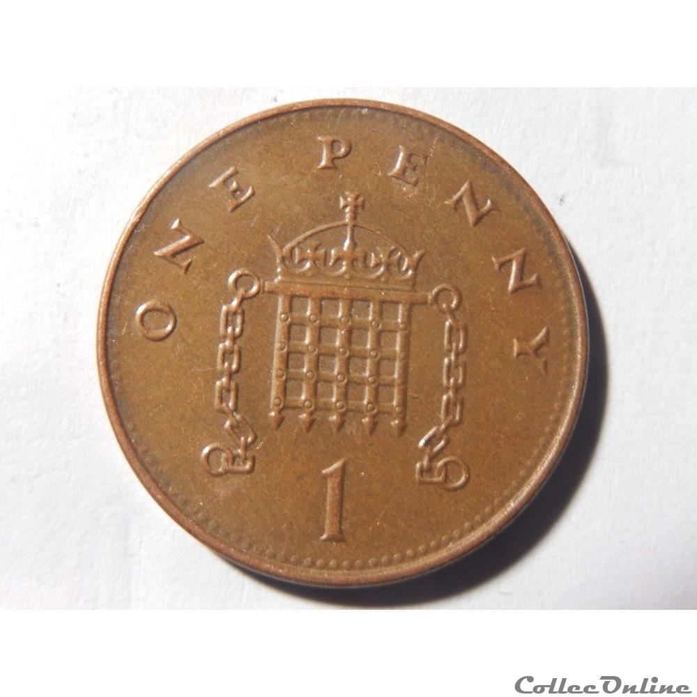 Royaume-Uni, 1 penny de 1999 monnaie monde royaume uni 1 penny de 1999