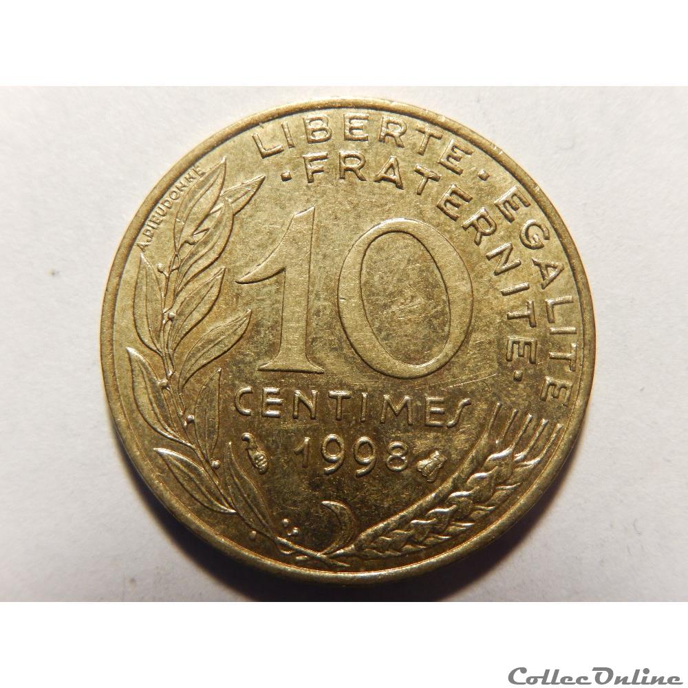 10 centimes Marianne 1998 monnaie france moderne 10 centimes marianne 1998