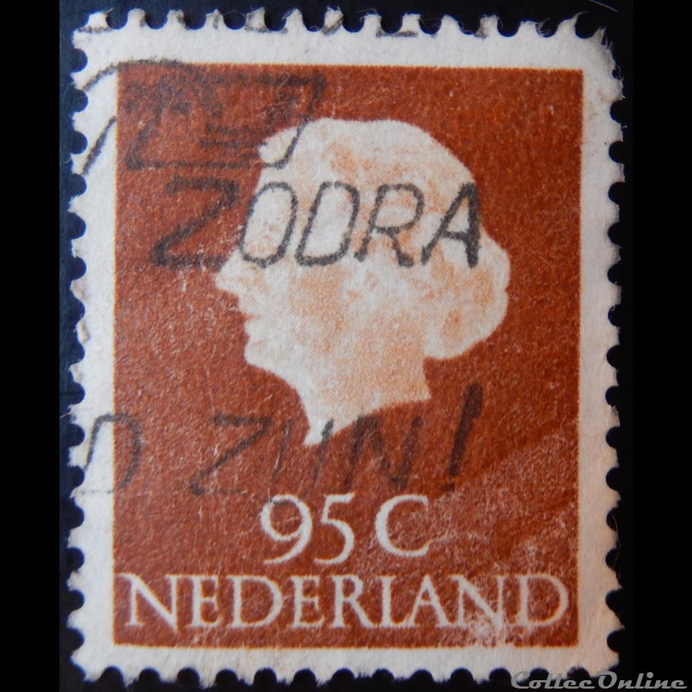 Pays-Bas 00816A reine Juliana 95c de 1967 timbre europe pays bas 00816a reine juliana 95c de 1967