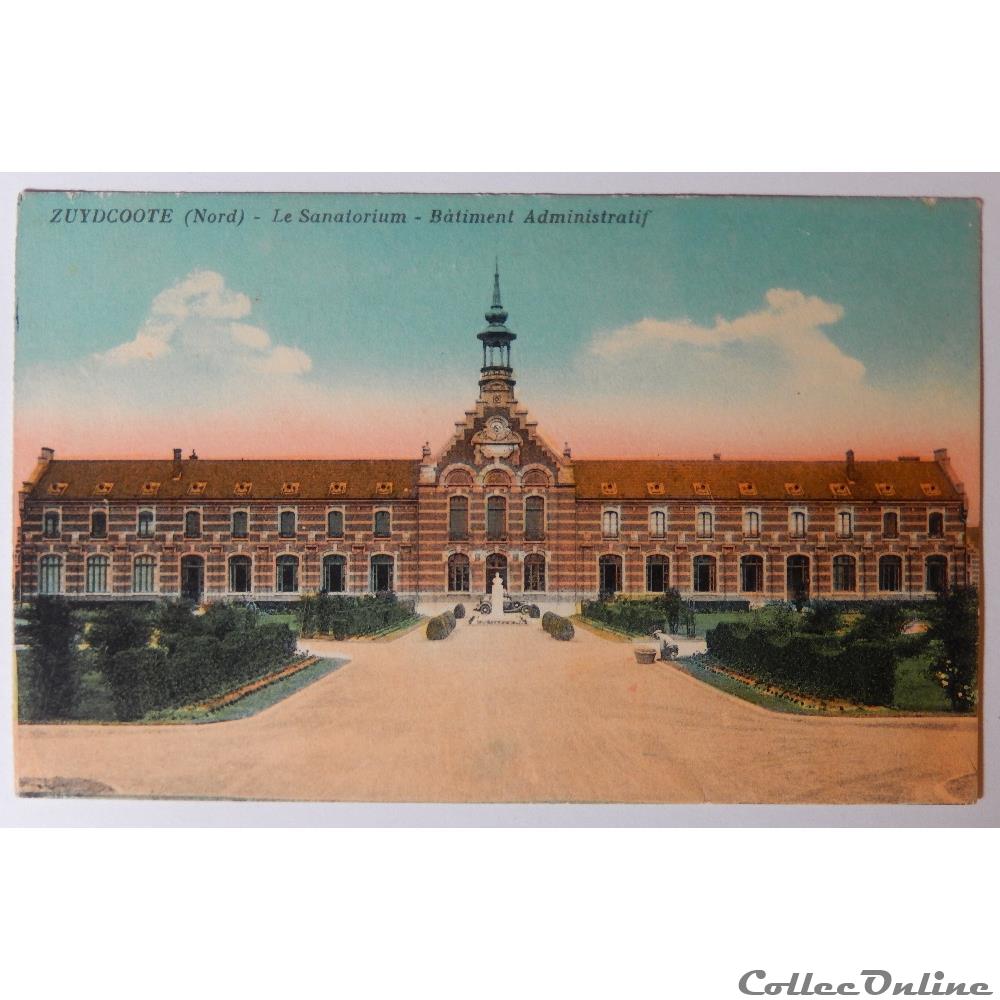 CPA du Nord, Zuydcoote, le Sanatorium carte postale france de calai cpa du nord zuydcoote le sanatorium