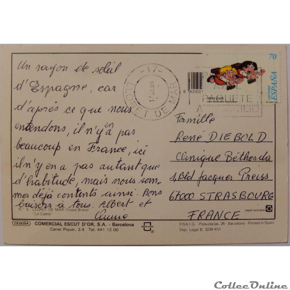CP d'Espagne, Catalogne, Costa Brava carte postale europe bretagne cp espagne catalogne costa brava