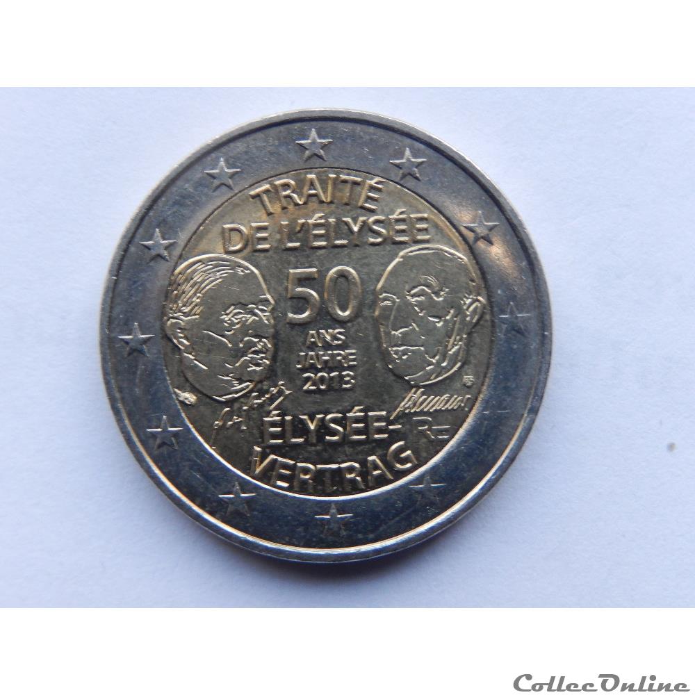 monnaie euro france traite de elysee