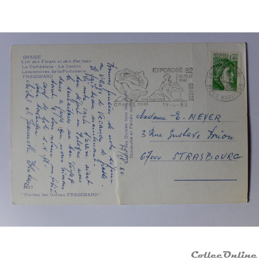carte postale france provence cote azur cp des alpes maritimes grasse