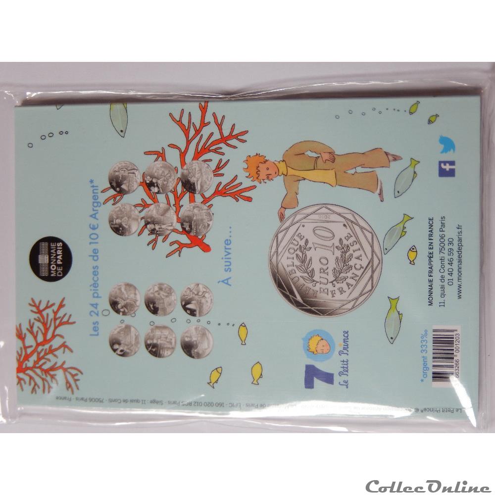 monnaie france moderne 10 euros le beau voyage du petit prince a la mer
