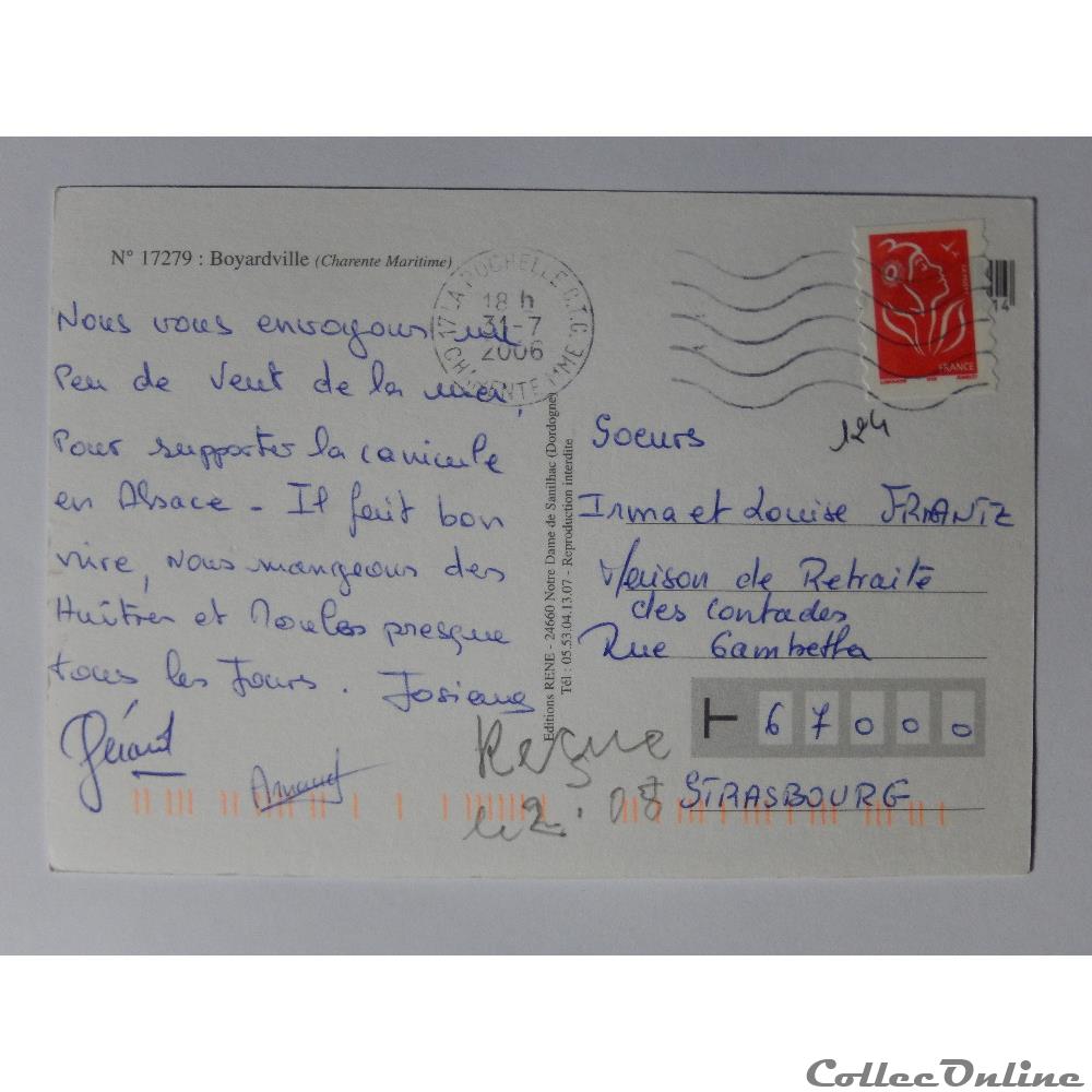 carte postale france poitou cp de charente maritime boyardville