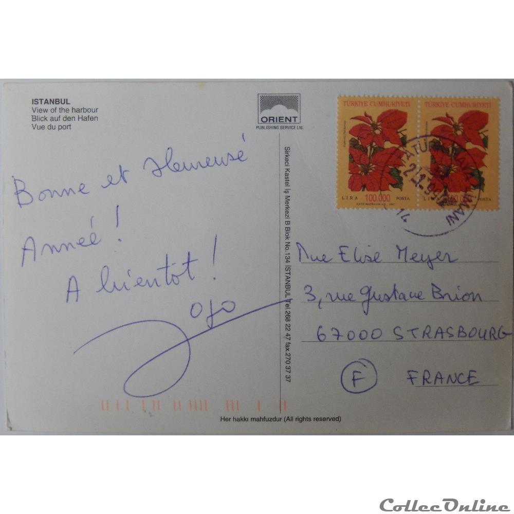 CP de Turquie, Istanbul carte postale europe rhone alpe cp de turquie istanbul