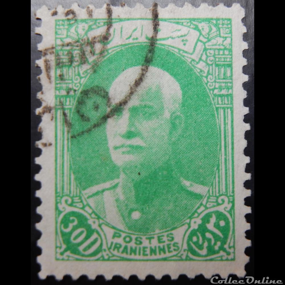 timbre asie iran 00624 reza shah pahlavi 30d de 1936