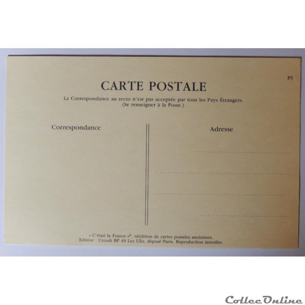 CPA de Paris, bd Haussmann carte postale france ile cpa de paris bd haussmann