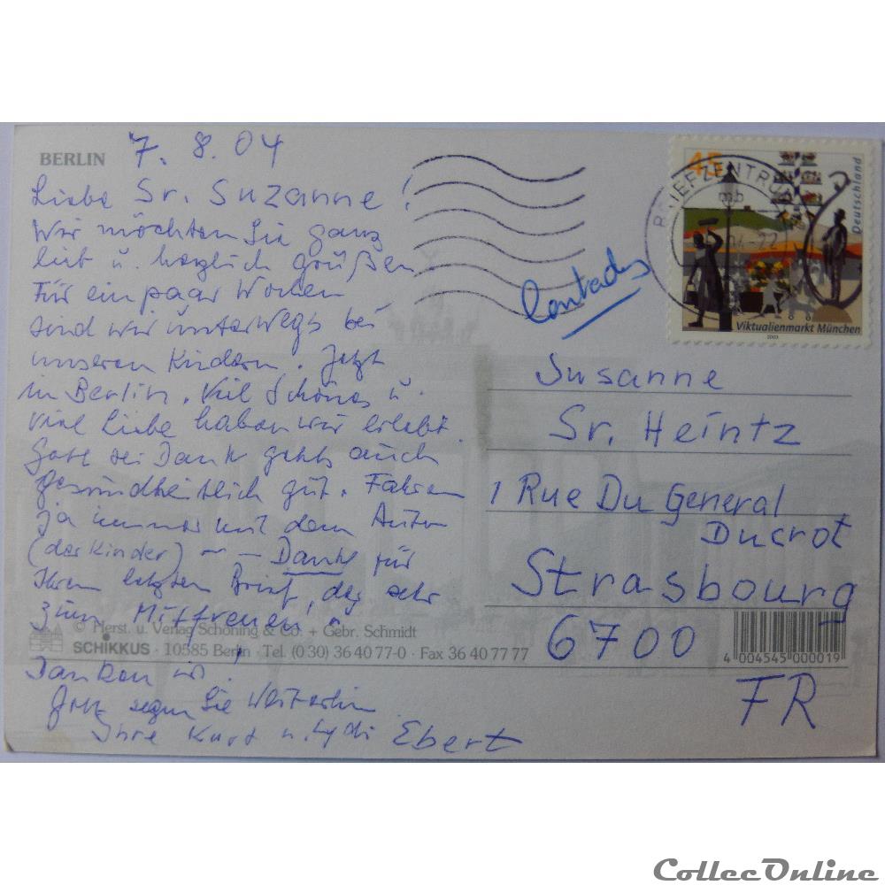 CP d'Allemagne, Berlin carte postale europe aquitaine cp allemagne berlin