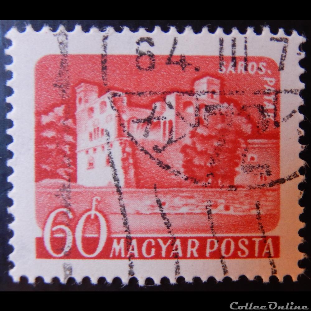 Hongrie 01338 Sarospatak 60f de 1960 3 timbre europe hongrie 01338 sarospatak 60f de 1960