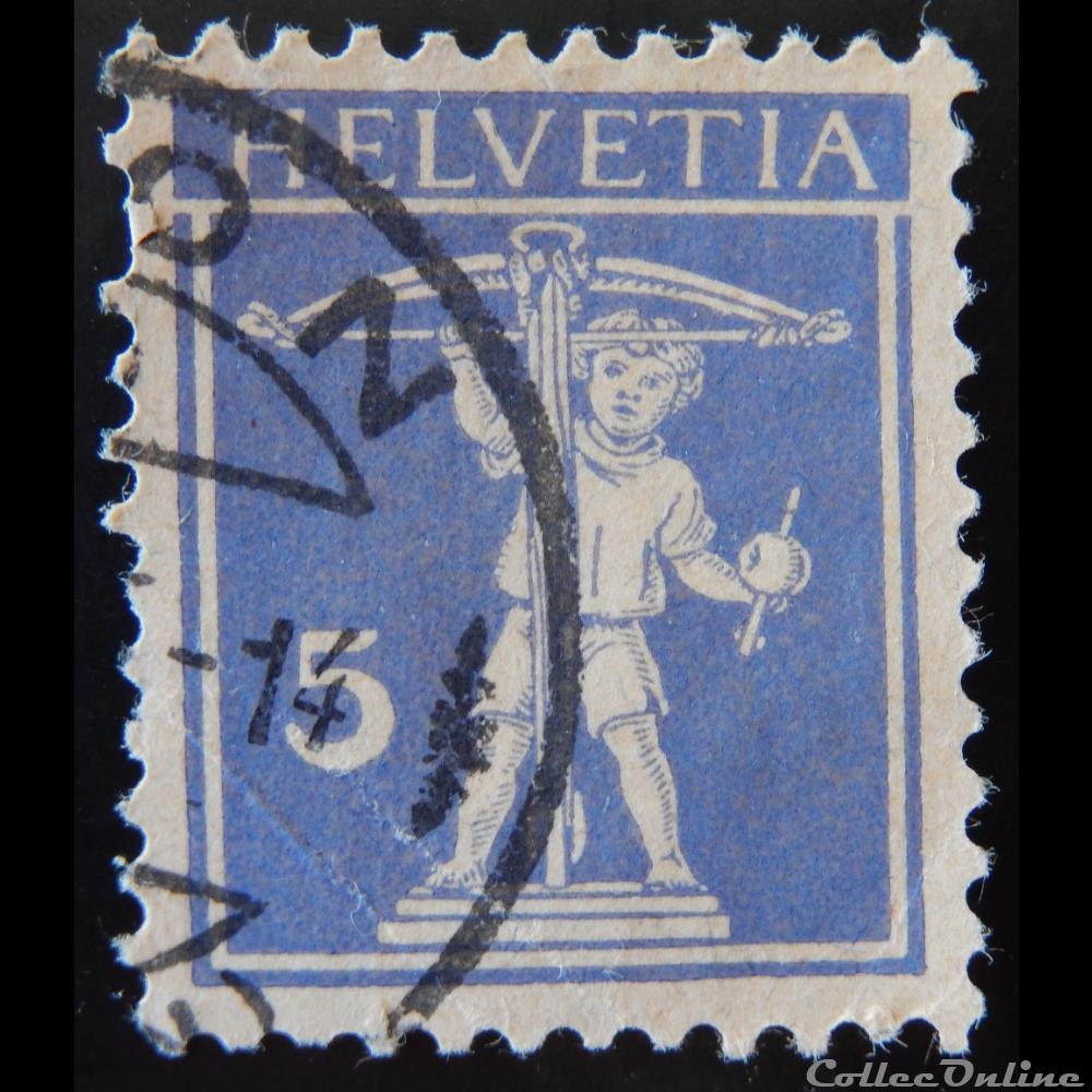 Suisse 00197 fils de William Tell 5cts de 1924 timbre europe suisse 00197 fils de william tell 5cts de 1924