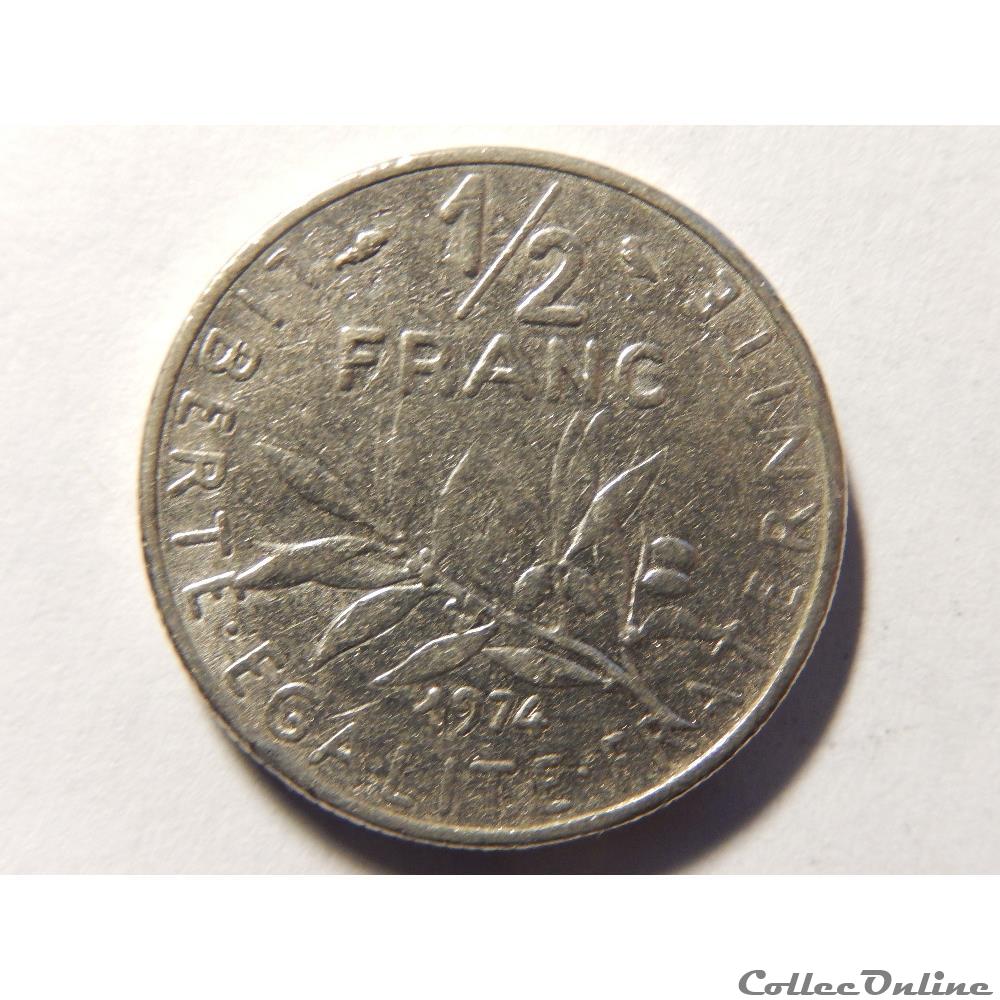 50 centimes Semeuse 1974 monnaie france moderne 50 centimes semeuse 1974