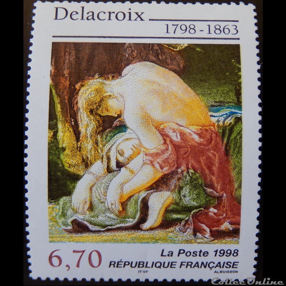 timbre france 03147 delacroix 1798 1863 6f70