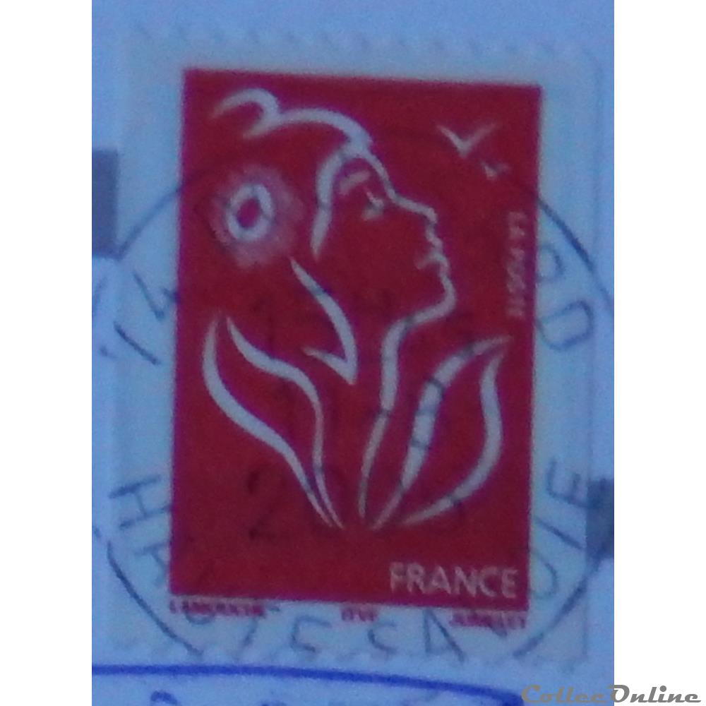 03743 La Marianne de Lamouche rouge sans valeur de 2005 timbre france 03743 la marianne de lamouche rouge sans valeur de 2005