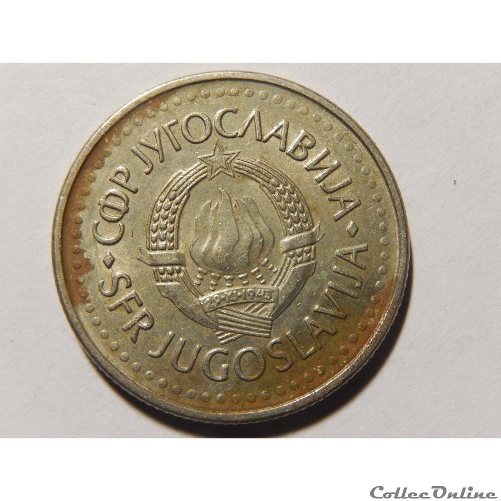 Yougoslavie, 10 dinara de 1983 2 monnaie monde yougoslavie 10 dinara de 1983