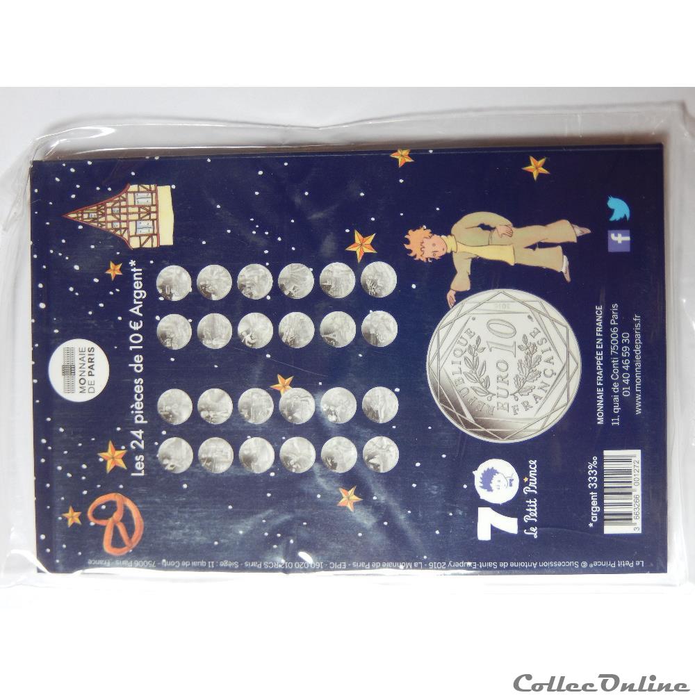 10 euros, le beau voyage du Petit Prince, au marché de noël 3 monnaie france turquie 10 euros le beau voyage du petit prince au marche de noel