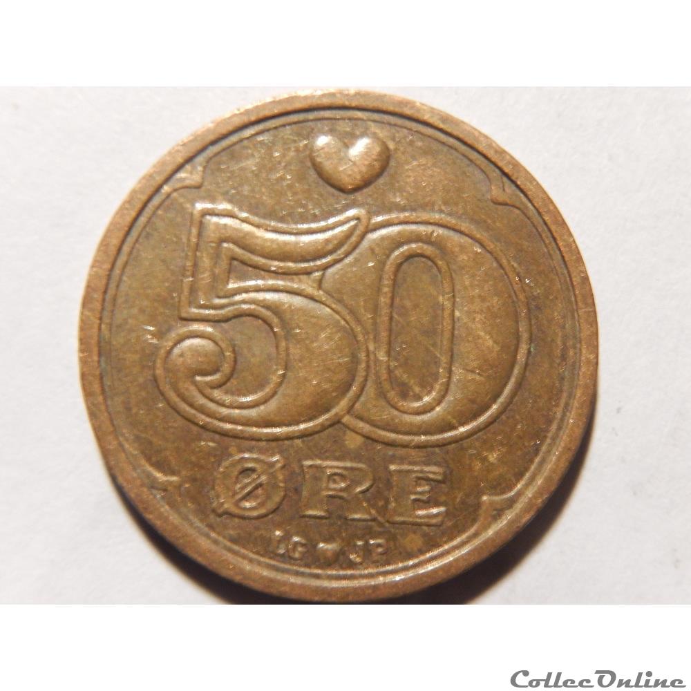 Danemark, 50 ore de 1996 2 monnaie monde danemark 50 ore de 1996