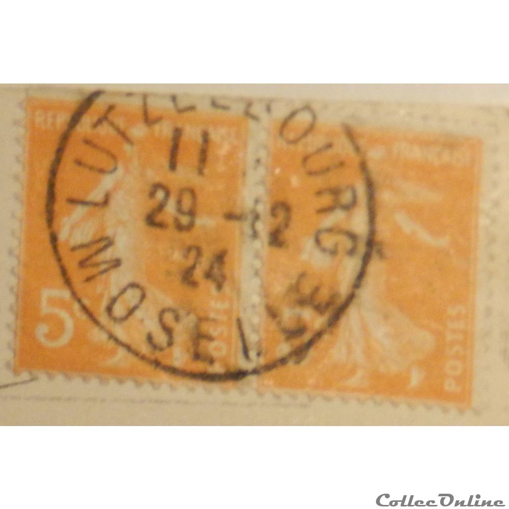 00158 Semeuse fond plein 5c orange de 1920 3 timbre france 00158 semeuse fond plein 5c orange de 1920