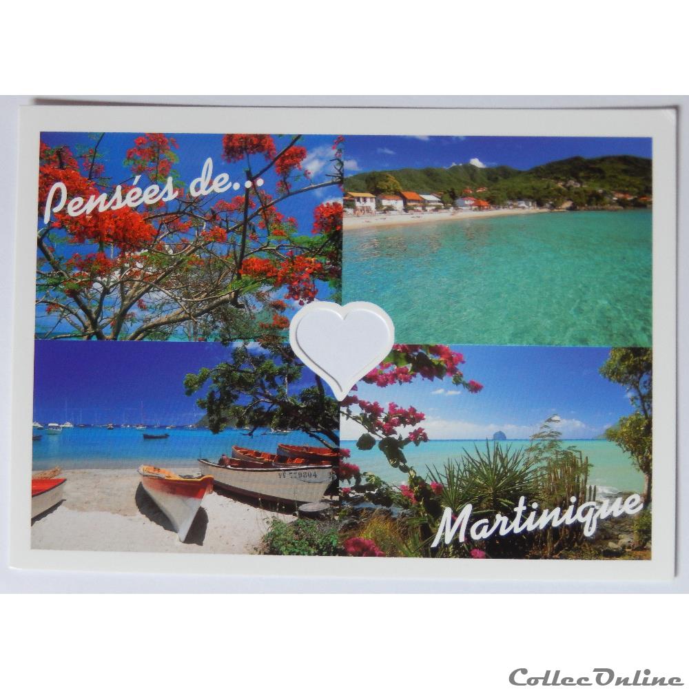 CP de Martinique, Flamboyant, Les anses d'Arlet, Le Diamant carte postale france outre mer cp de martinique flamboyant les anses arlet le diamant