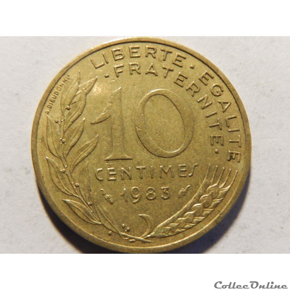 10 centimes Marianne 1983 monnaie france moderne 10 centimes marianne 1983