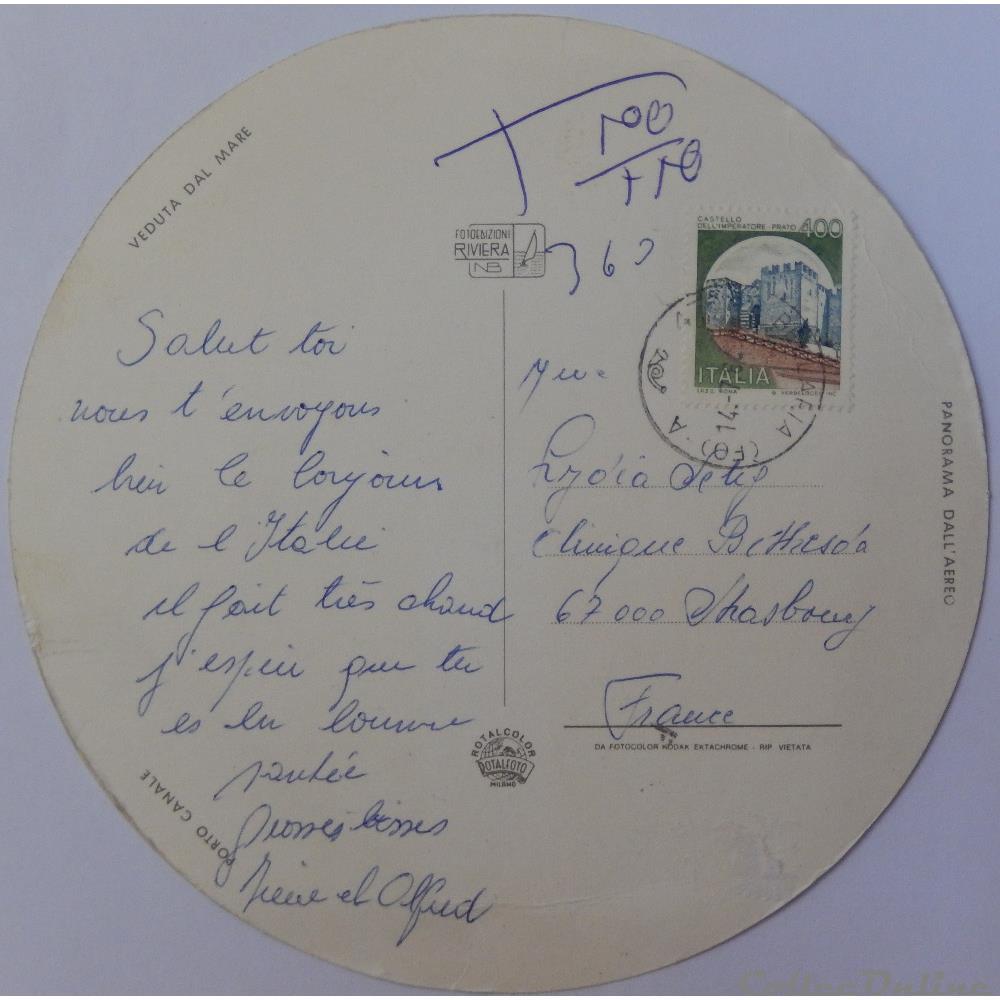 CP d'Italie, Emilie-Romagne, Bellaria carte postale europe languedoc roussillon cp italie emilie romagne bellaria