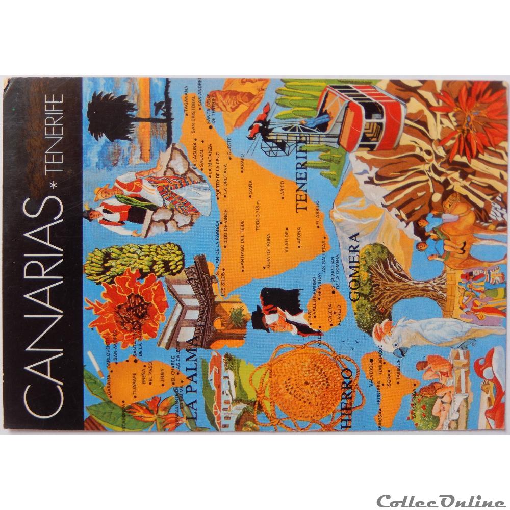 CP d'Espagne, îles Canaries, Ténérife carte postale europe aquitaine cp espagne iles canaries tenerife