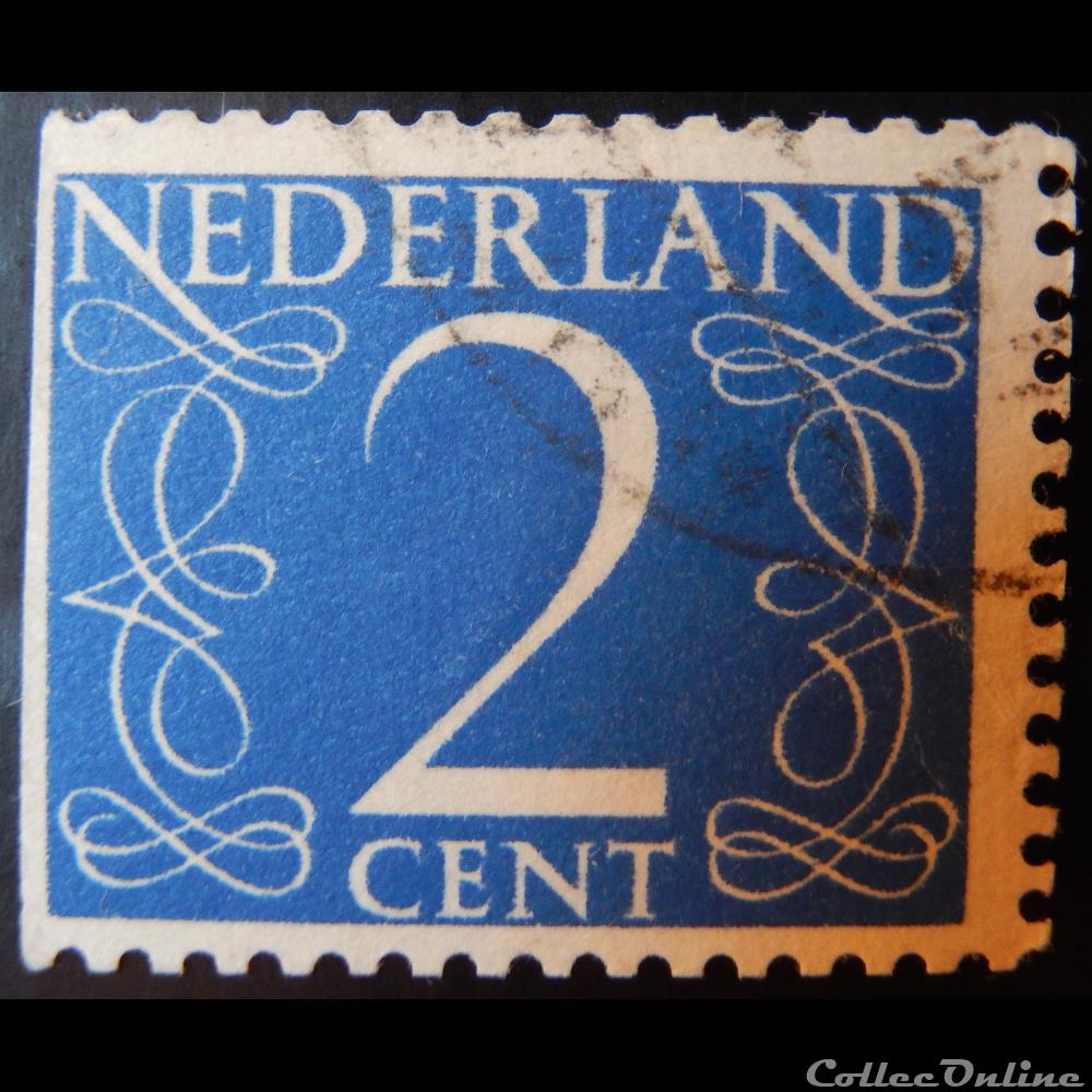 Pays-Bas 00458 chiffre 2c de 1946 2 timbre europe pays bas 00458 chiffre 2c de 1946