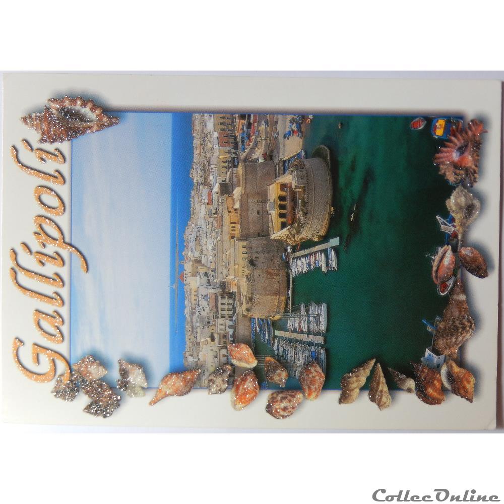 carte postale europe lorraine cp italie les pouilles gallipoli