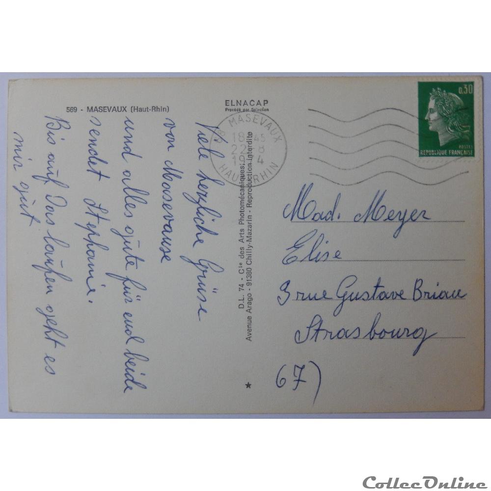 carte postale france alsace cpa du haut rhin masevaux