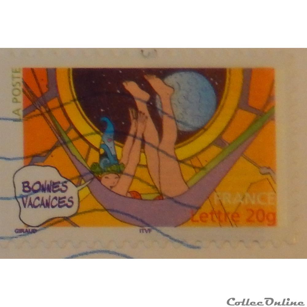03904 Bonnes vacances 20 gr de 2006 4 timbre france 03904 bonnes vacances 20 gr de 2006