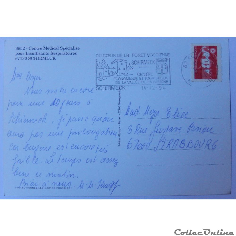 CP du Bas-Rhin, Schirmeck carte postale france alsace cp du bas rhin schirmeck