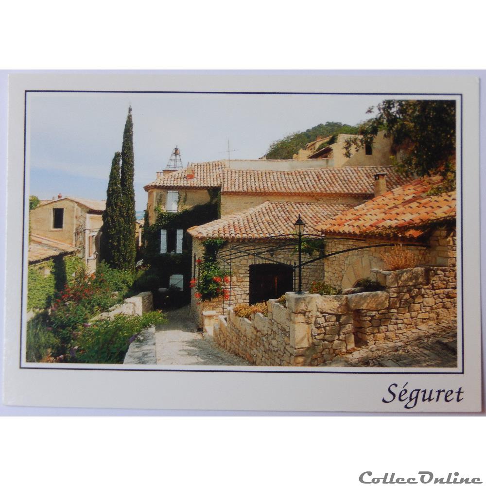 CP du Vaucluse, Séguret carte postale france provence cote azur cp du vaucluse seguret