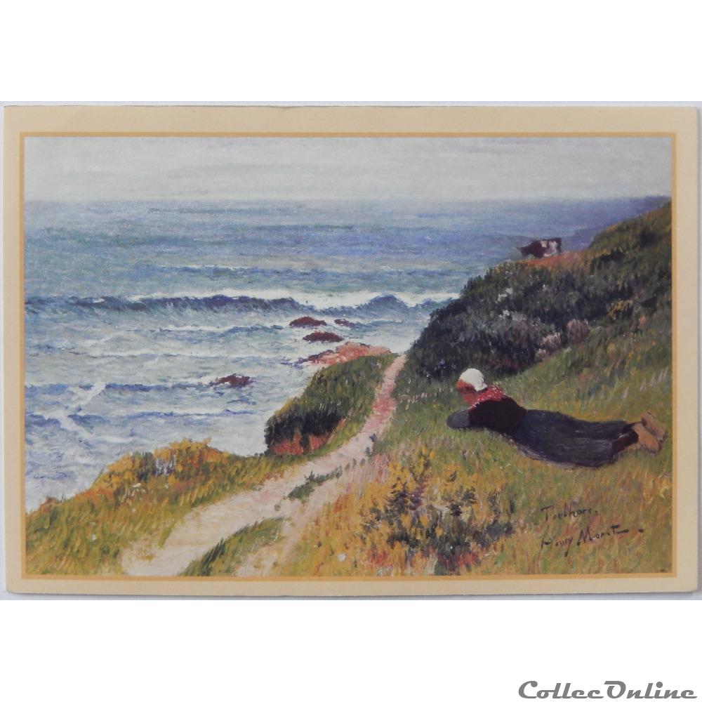 CP Peinture, Henry Moret carte postale france languedoc roussillon cp peinture henry moret