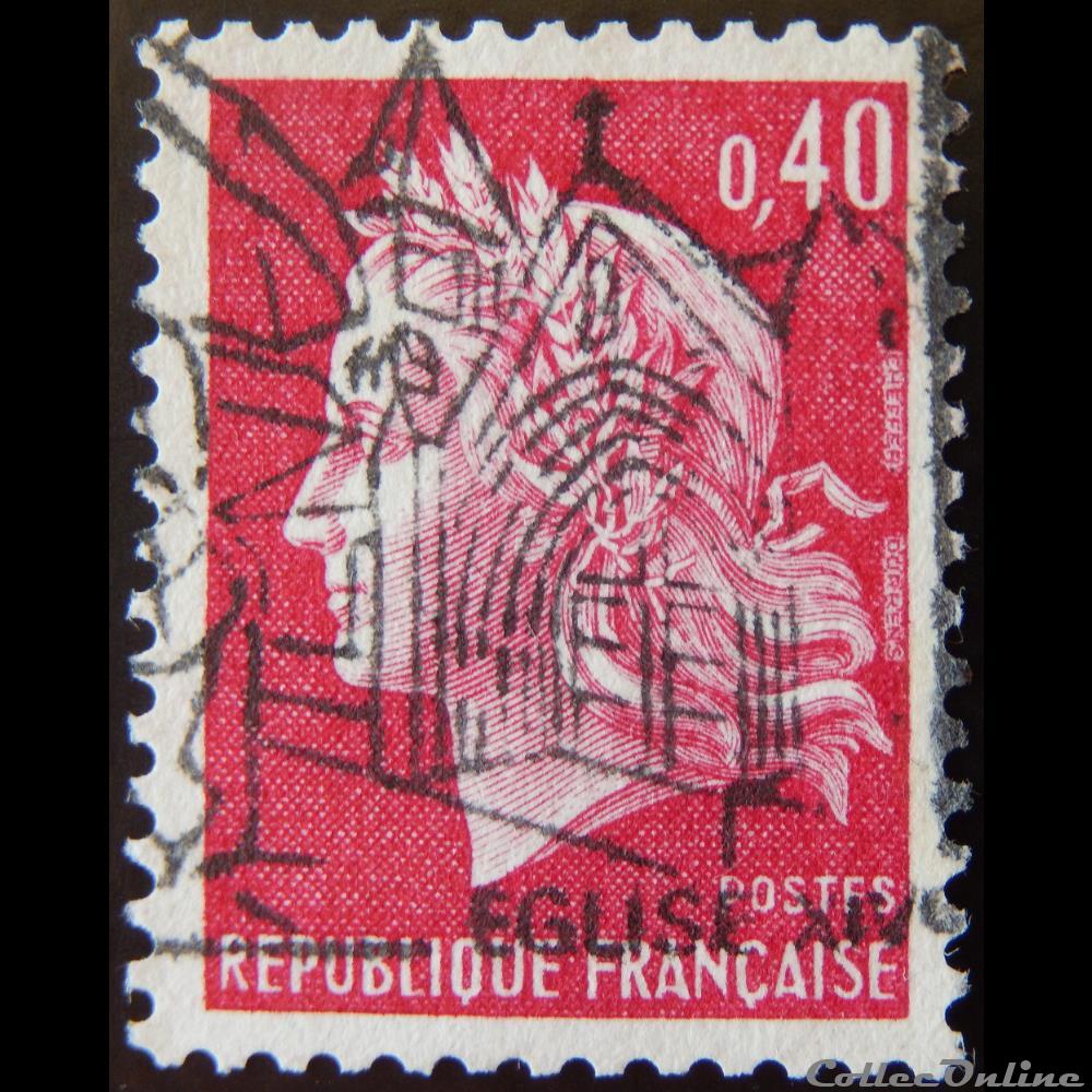 01536B La République de Cheffer 0.40F rouge gravé de 1967 2 timbre france 01536b la republique de cheffer 0 40f rouge grave de 1967