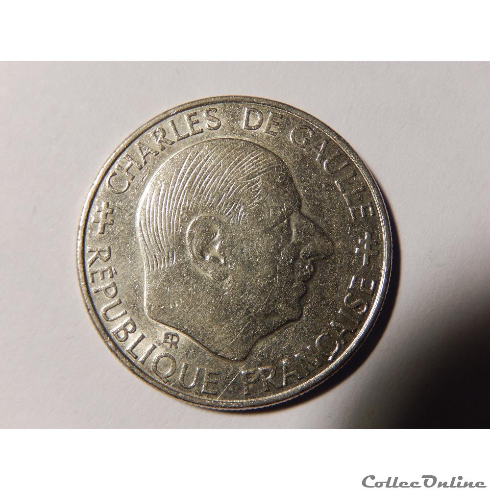 1 franc Charles De Gaulle 1988 2 monnaie france moderne 1 franc charles de gaulle 1988