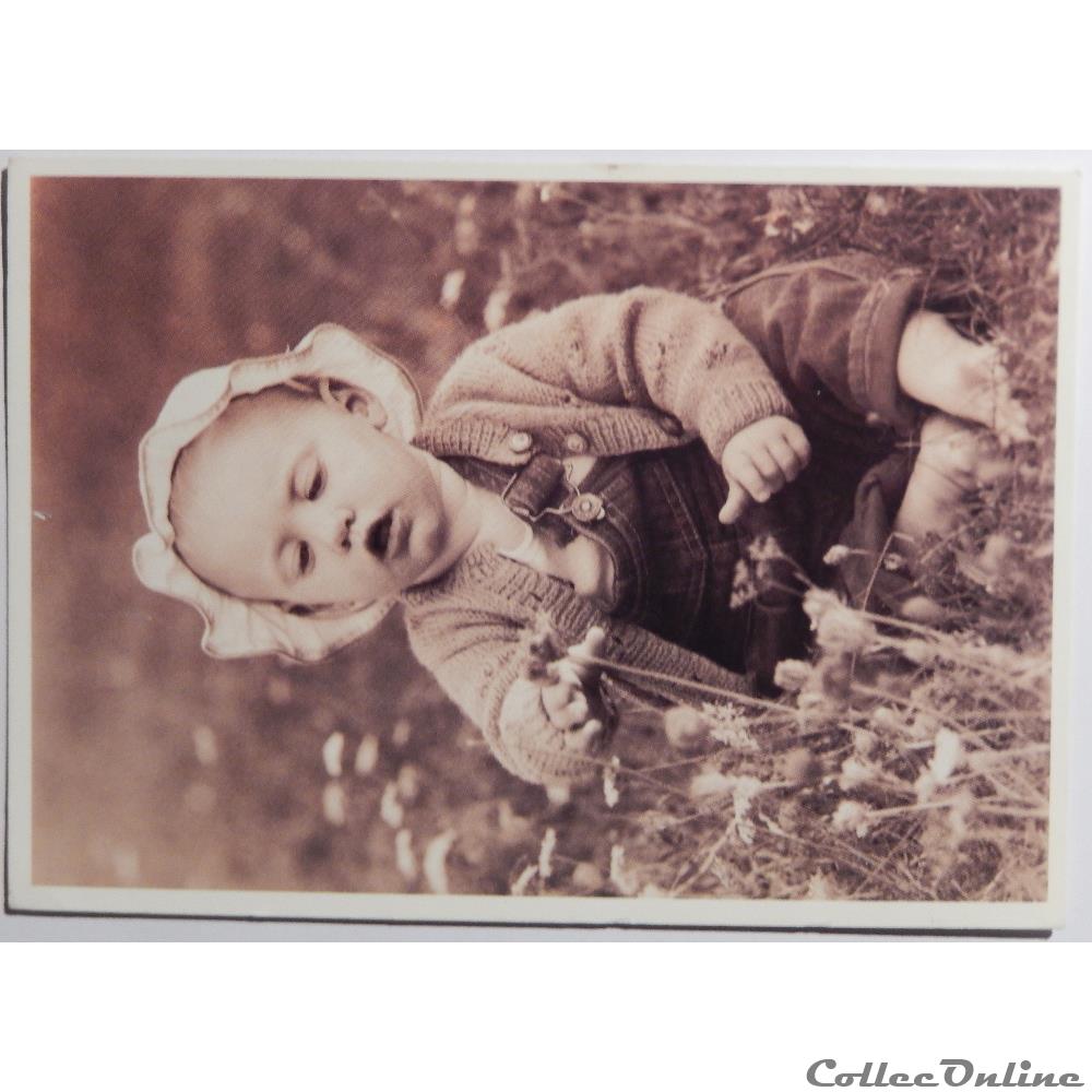 carte postale basse normandie cp bebe