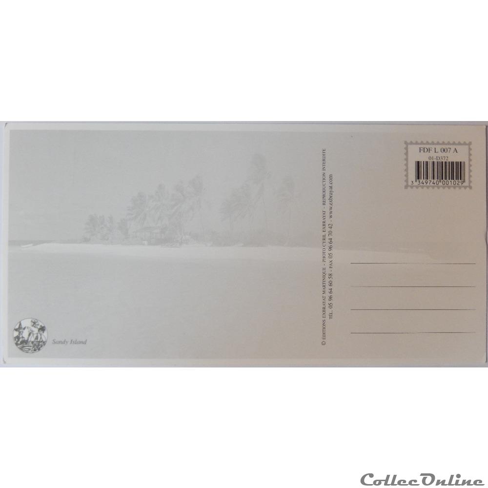 CP de Martinique, Sandy Island carte postale france outre mer cp de martinique sandy island