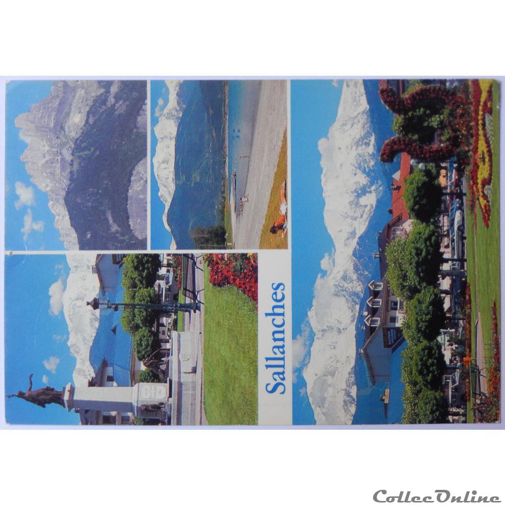 carte postale france rhone alpe cp de haute savoie sallanches