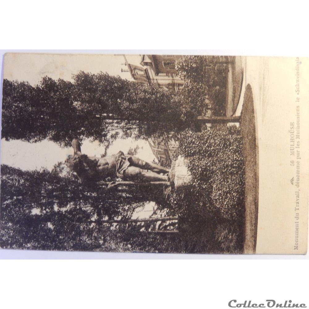 CPA de Mulhouse, Haut-Rhin carte postale france alsace cpa de mulhouse haut rhin