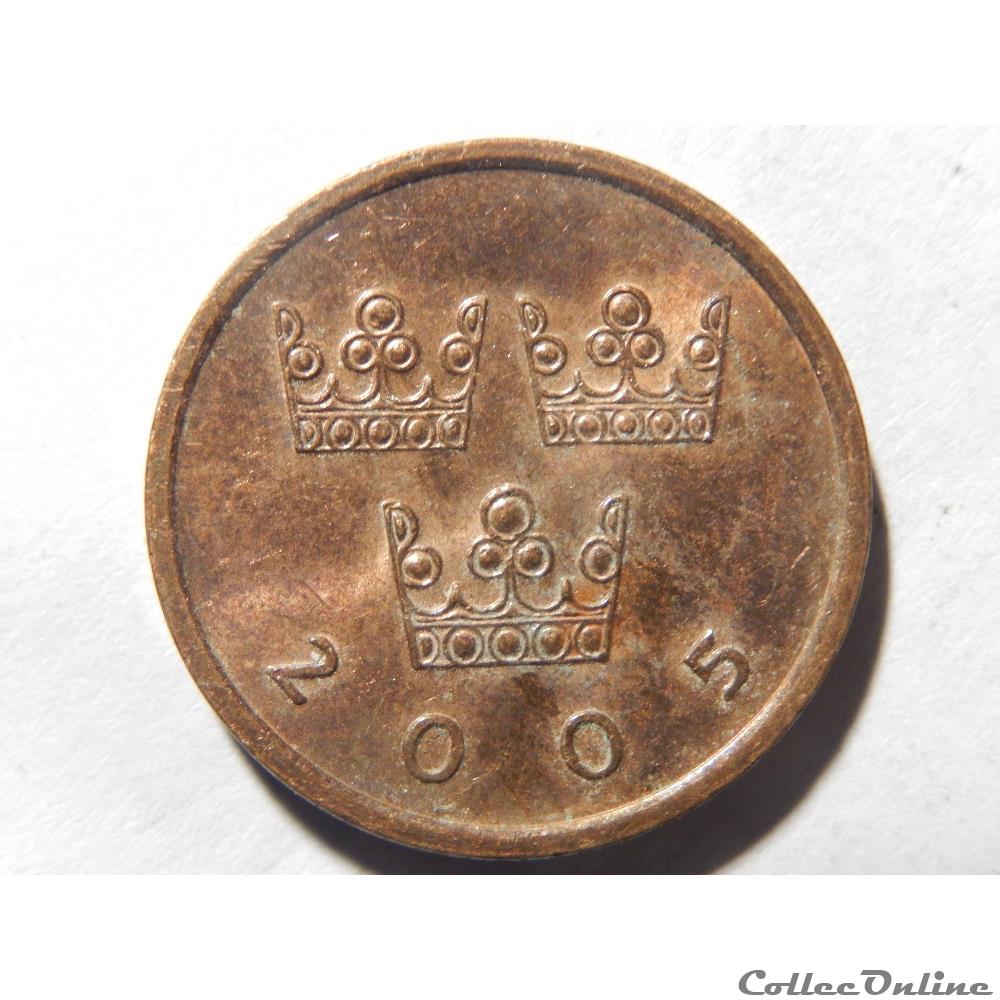 Suède, 50 öre de 2005 2 monnaie monde suede 50 ore de 2005