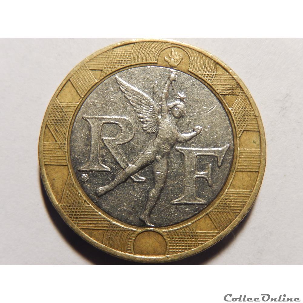 10 Francs Génie de la Bastille 1989 2 monnaie france moderne 10 francs genie de la bastille 1989