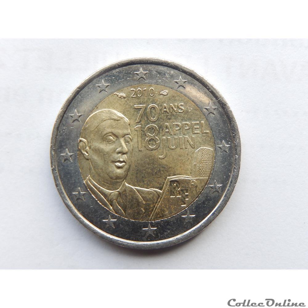 monnaie euro france 70 ans de appel du 18 juin