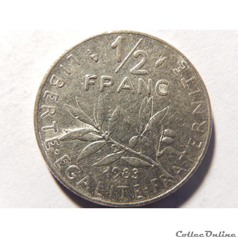 50 centimes Semeuse 1983 monnaie france moderne 50 centimes semeuse 1983