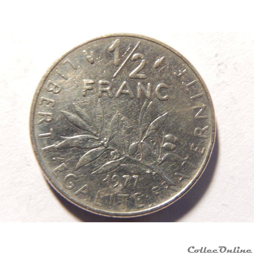 50 centimes Semeuse 1977 monnaie france moderne 50 centimes semeuse 1977