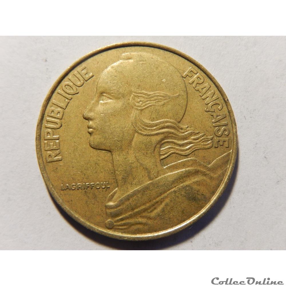 monnaie france moderne 20 centimes marianne 1989