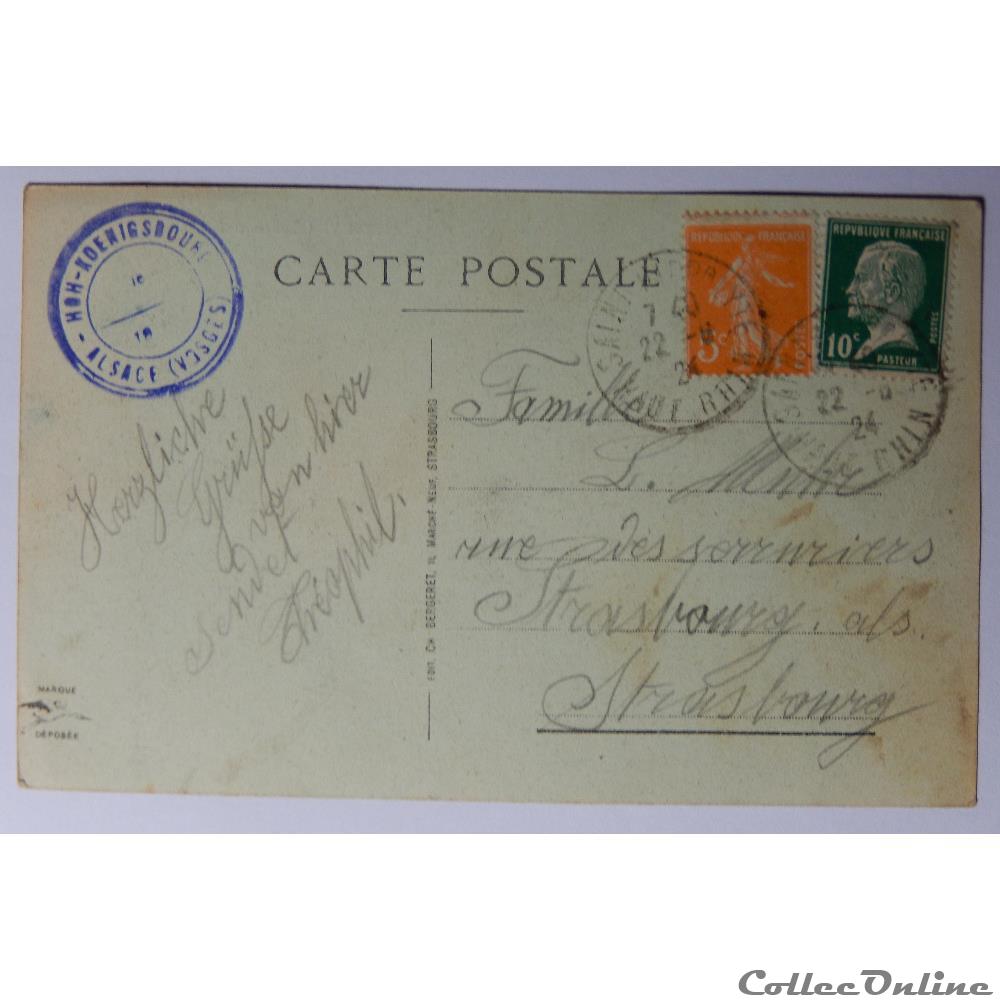 CPA de Ribeauvillé et les trois châteaux, Haut-Rhin carte postale france alsace cpa de ribeauville et les trois chateaux haut rhin