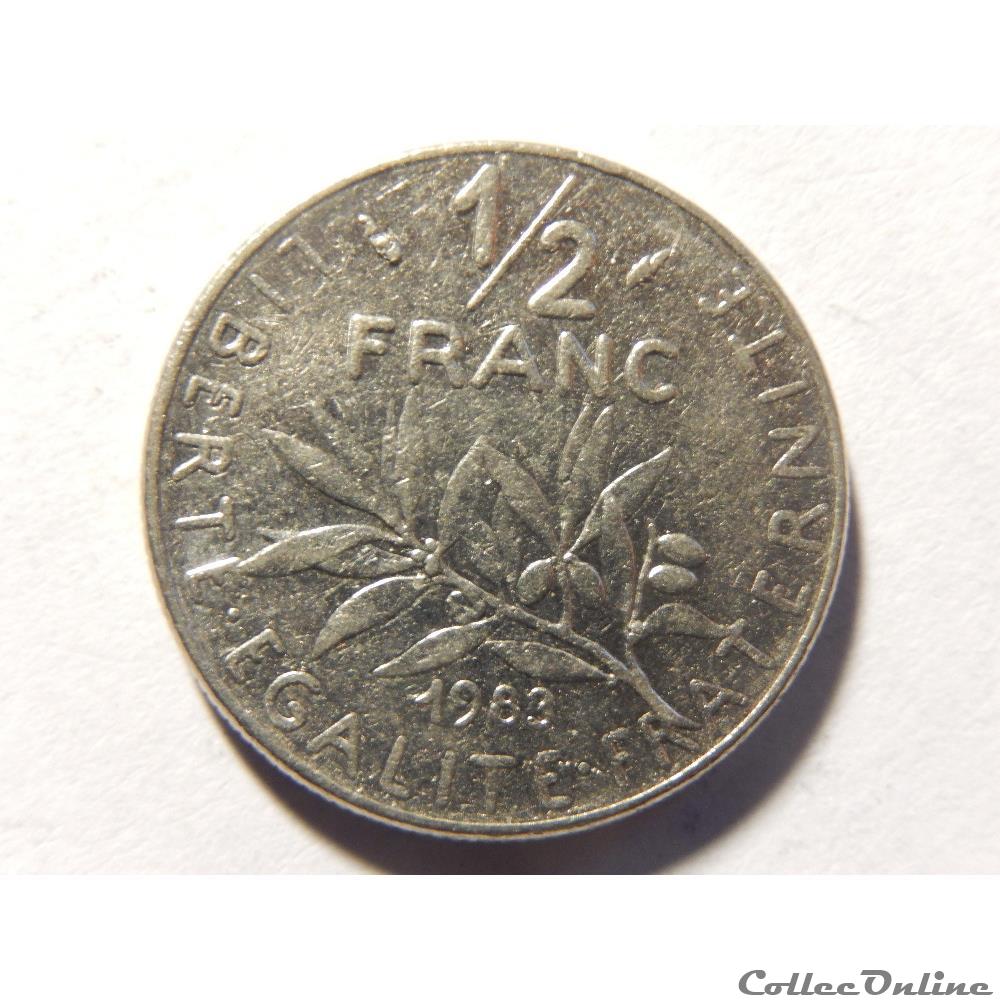 50 centimes Semeuse 1983 monnaie france moderne 50 centimes semeuse 1983